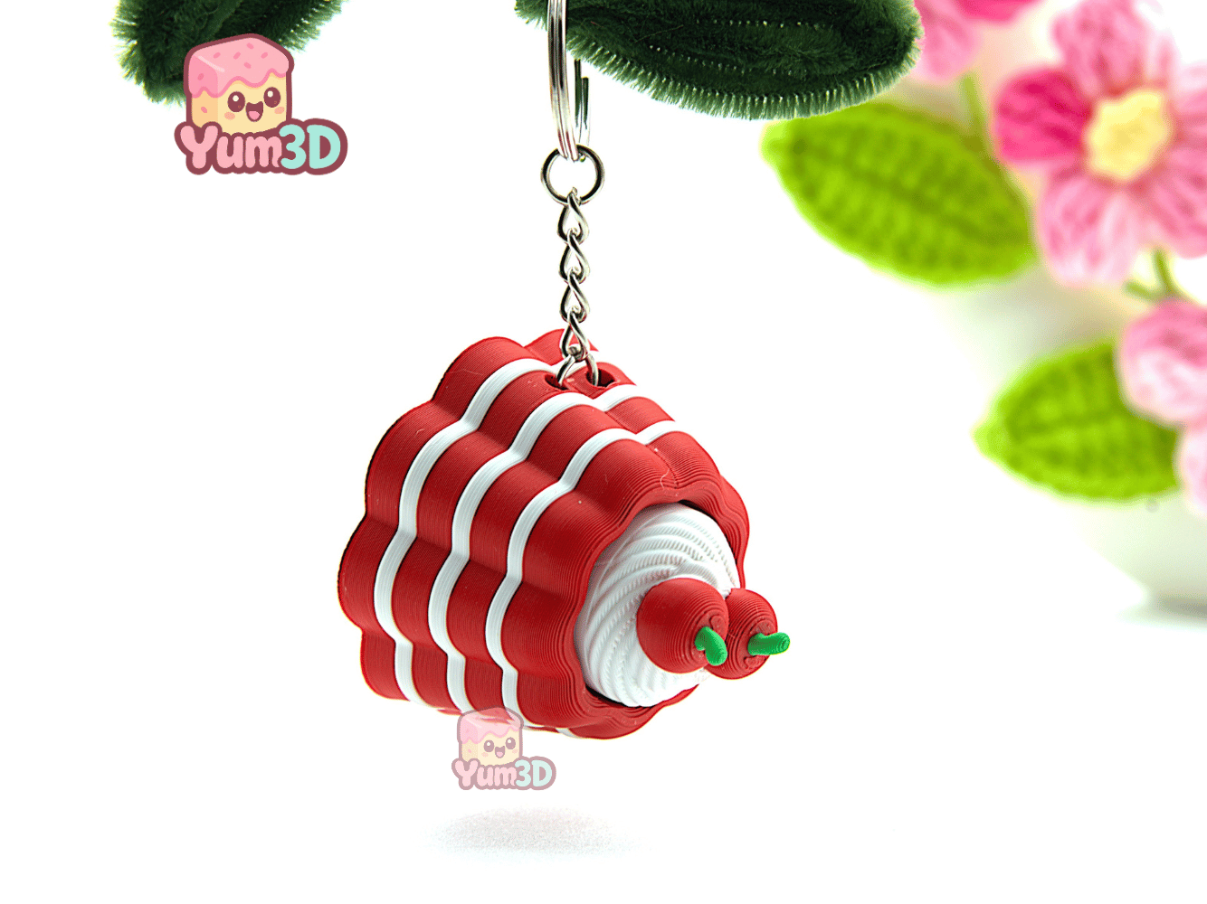 👌 Yum3D Cute Yummy Jello Fidget Clicker Keychain - Cute Backpack
